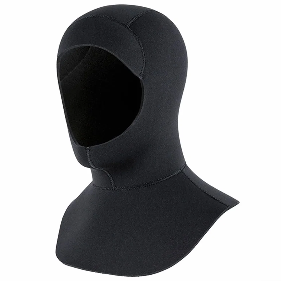 Cappucci in neoprene per muta subacquea e surf 3 mm nero S/M