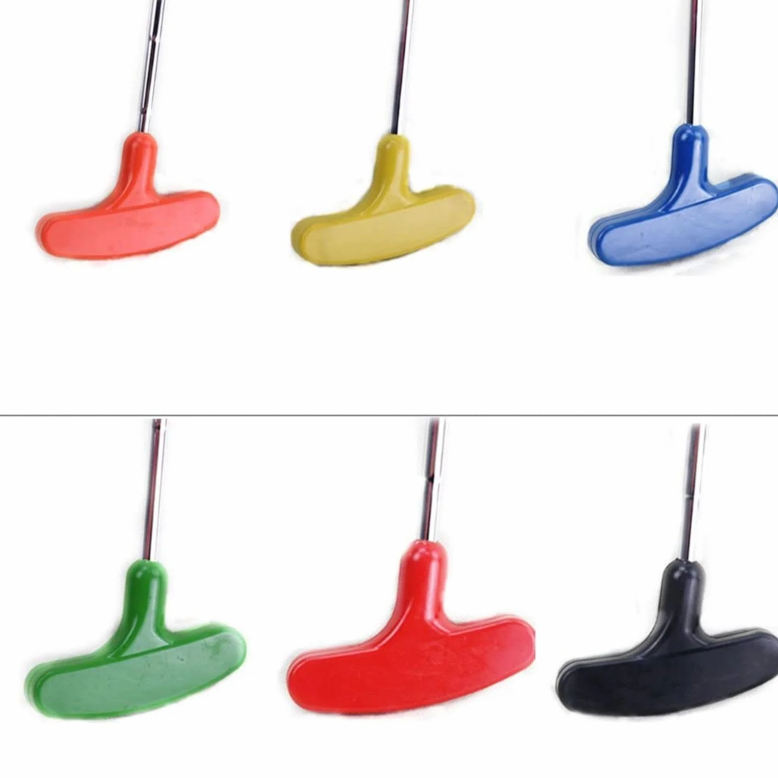 CRESTGOLF Golf Putter 2/6 Pack Due-Way Putter Mini Golf Club Bi-direzionale Gomma