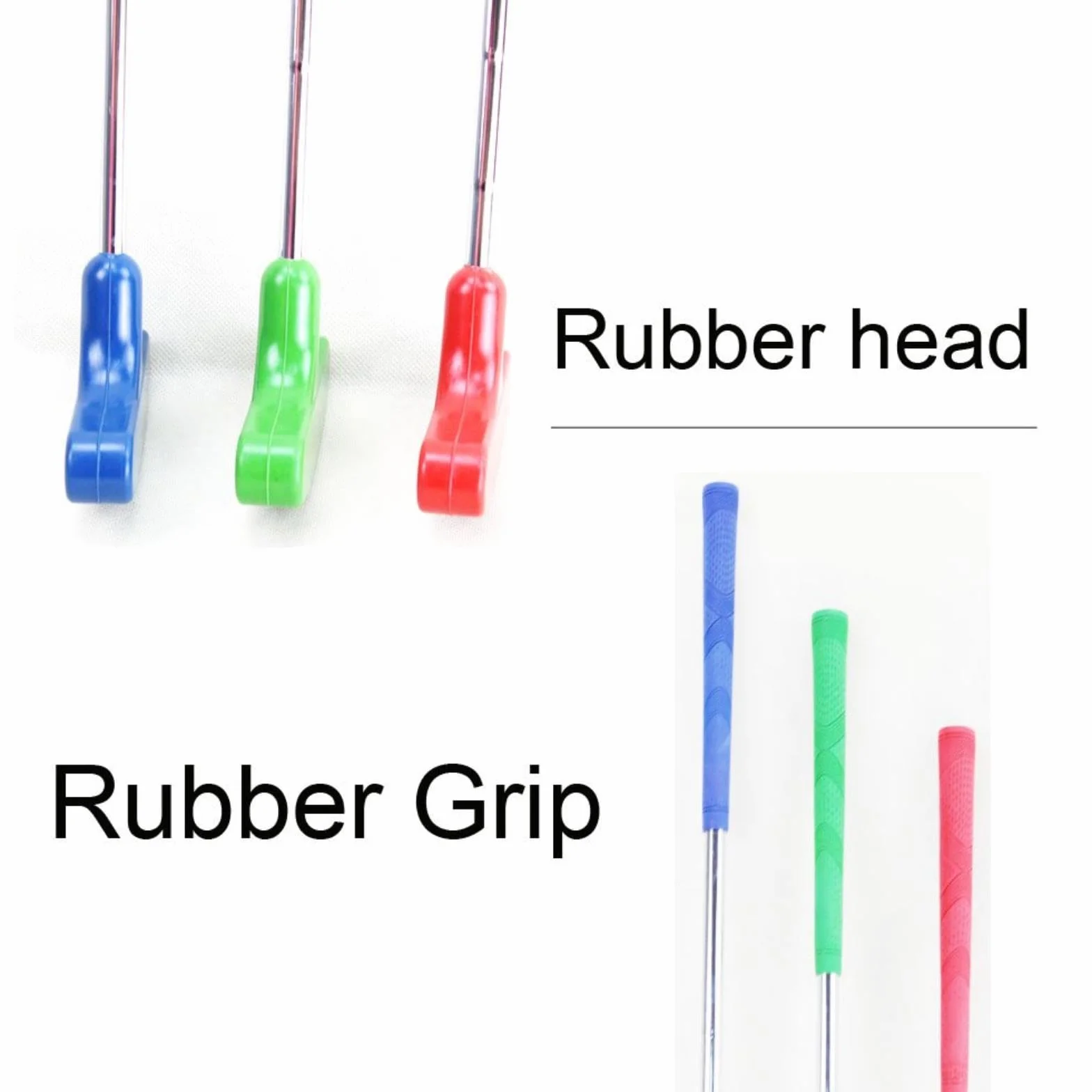 CRESTGOLF Golf Putter 2/6 Pack Due-Way Putter Mini Golf Club Bi-direzionale Gomma