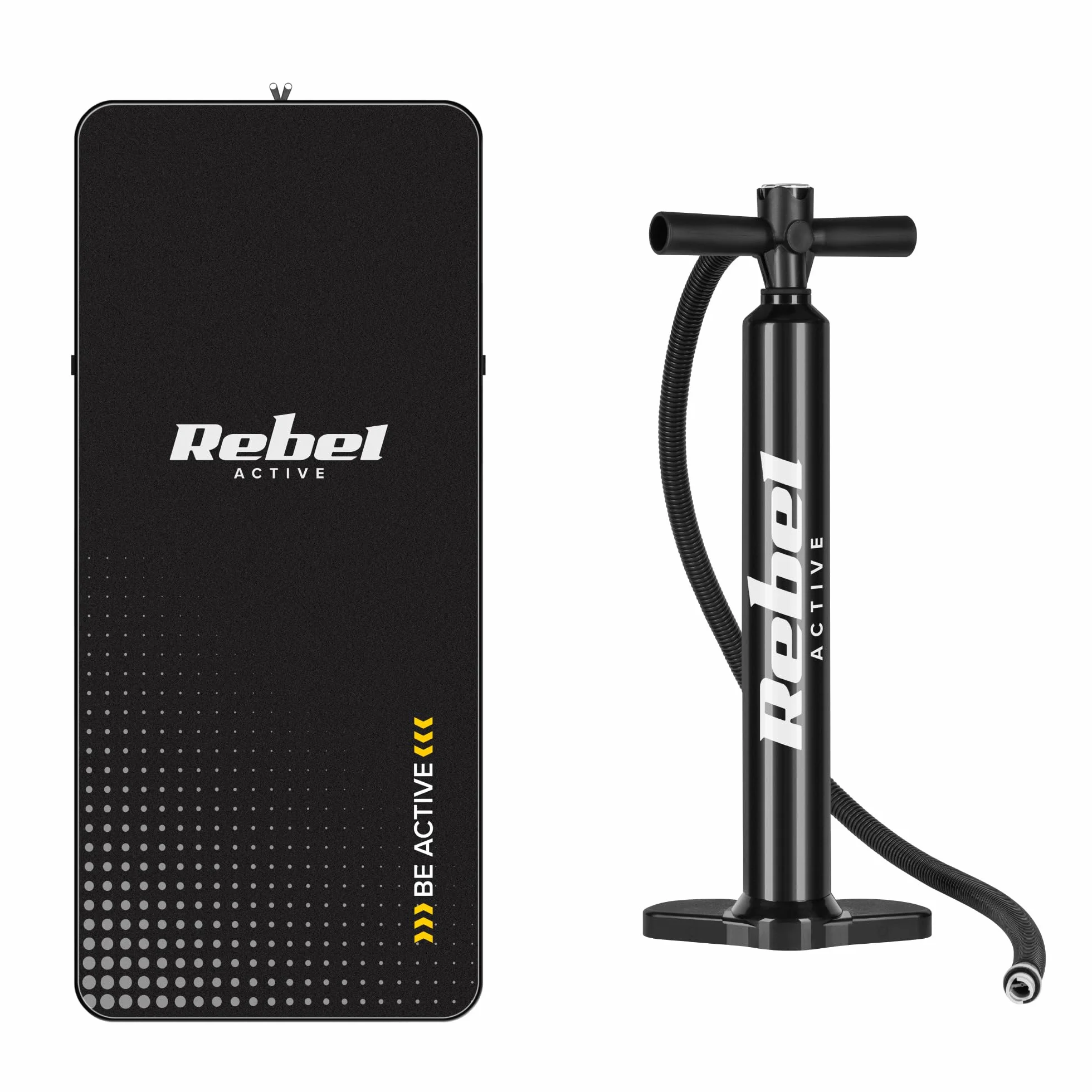 Rebel Electro Tavola da SUP gonfiata 335 cm con sedile, zaino e pompa a pagaia RBA-4507-WH