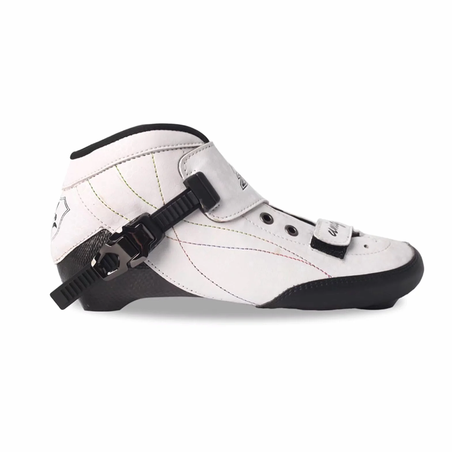 Pattini in linea da velocità professionali scocca fibra carbonio 3 ruote 110 mm telaio alluminio leggeri veloci gare lunghe distanze