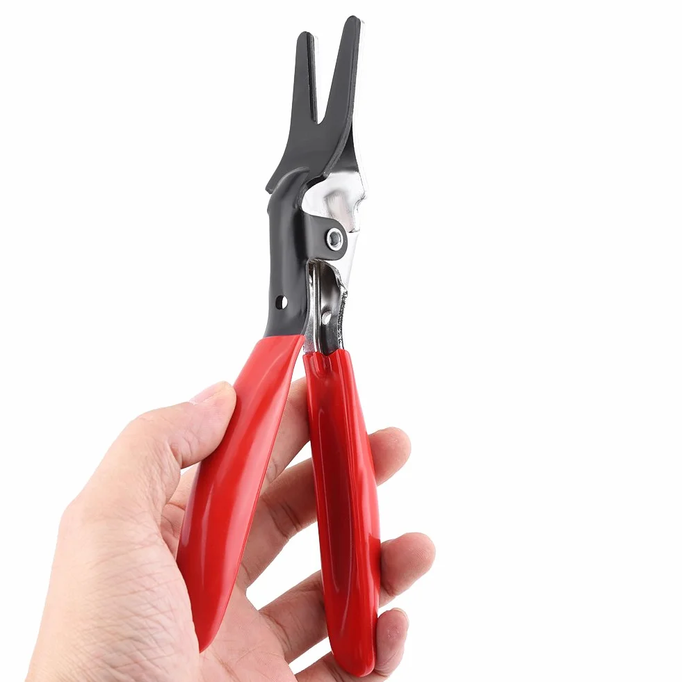EBTOOLS Pinza per rimozione Tubo Fuel Line Disconnect Tool Adatto per Automobile Hose Remover Pliers, Car Auto Fuel Vacuum Line Tube Heater Hose Pipe Removal Separator Plier Tool