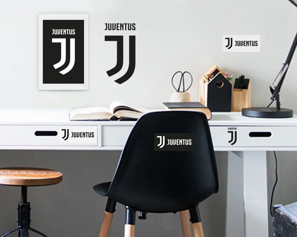 Imagicom Logo Juventus Adesivi Rimovibili A3 2 Fogli Plastica Multicolore 29,7 x 5 x 42 cm