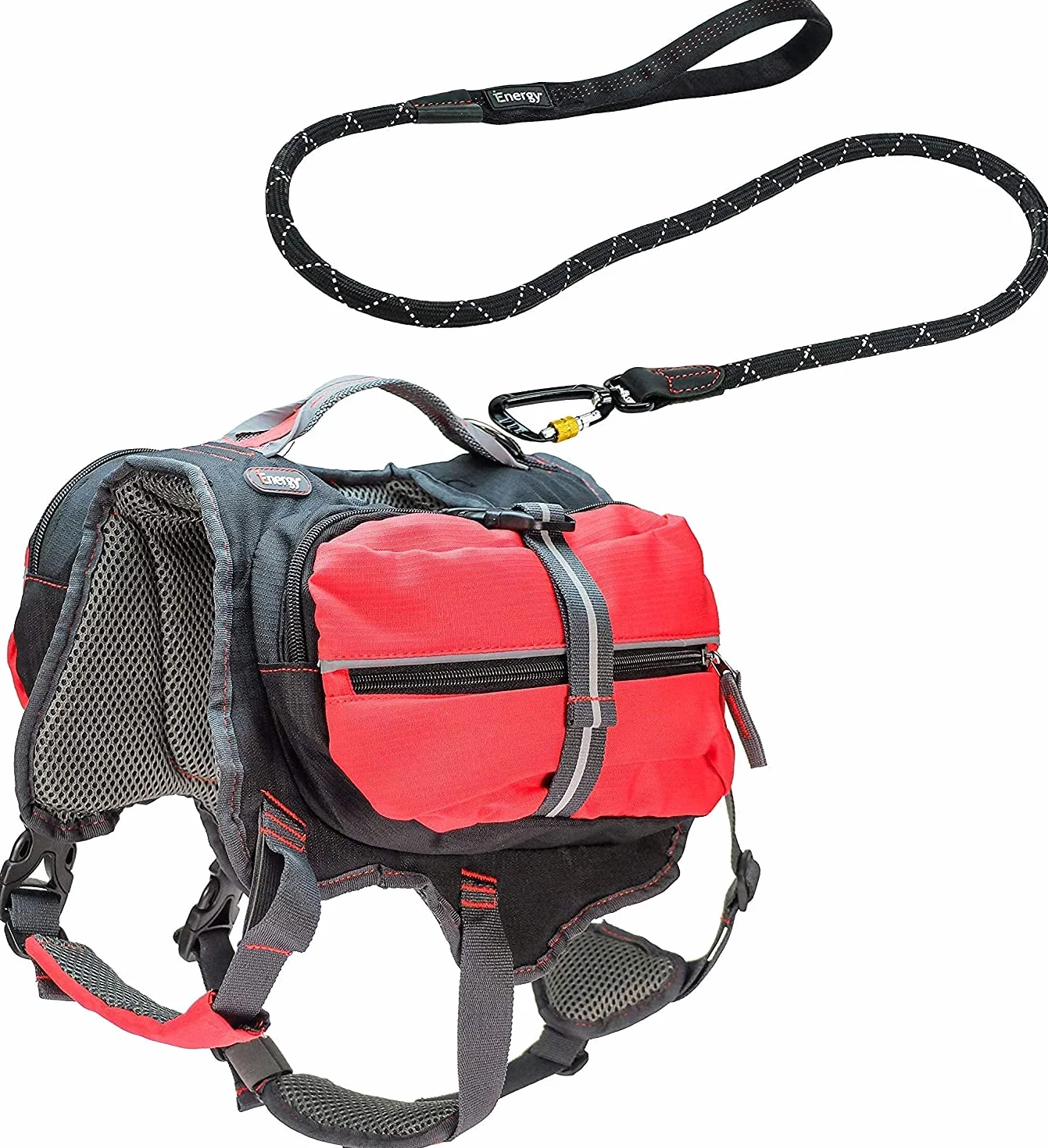 iEnergy MAL Zaino per cani GEM Sport Guinzaglio per cani piccolo