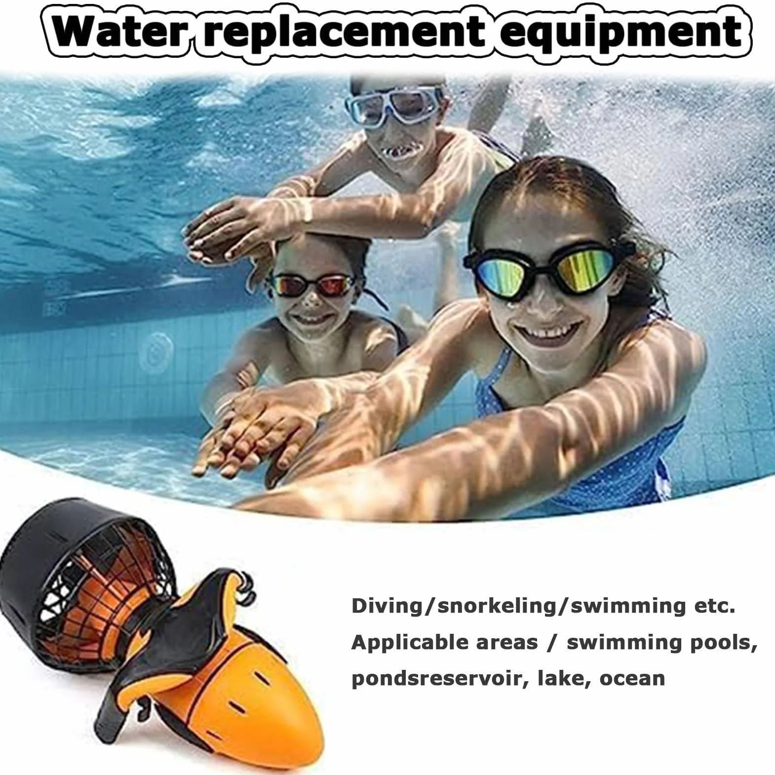 Scooter subacqueo 500 W Booster per Nuoto subacqueo Sport Acquatici