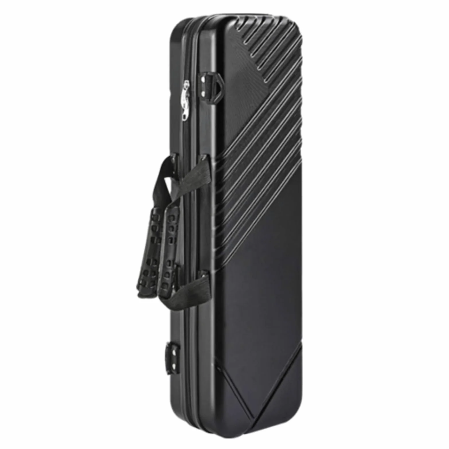 Custodia Porta Canna da Pesca Box Rigido Borsa Porta Canne Contenitore per Attrezzatura Organizer E Mulinelli Durevole Maniglia Superiore E Tracolla, Array, Nero, 80cm