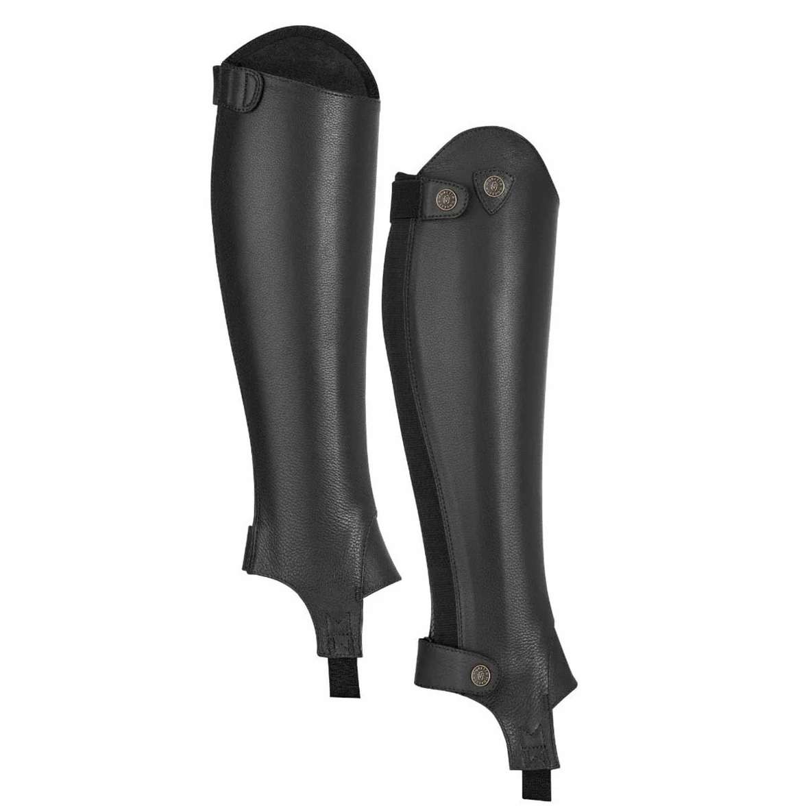 Moretta Shires Ghette da equitazione in pelle taglia S Nero