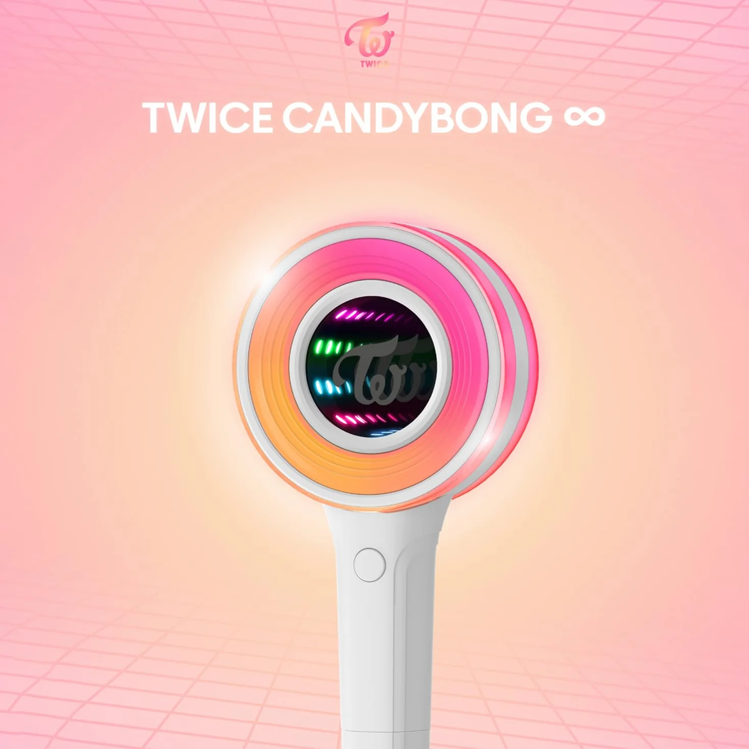 Twice Candybong Infinity Bastone Luminoso Ufficiale + 5 Cartoline Extra