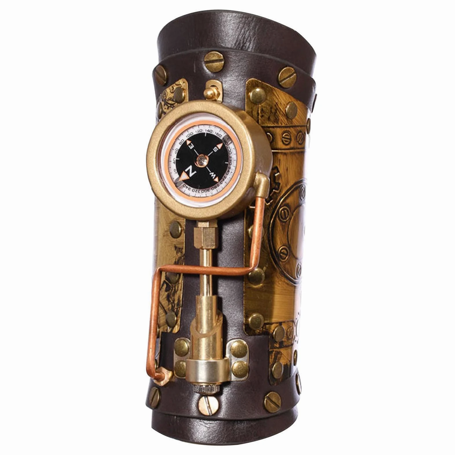 Bracciali In Pelle Bracciale steampunk originale con | Parabraccio In Pelle Per Cosplay, Costume, , Adulti, Feste, Spettacoli E Eventi Festivi, Per Donne