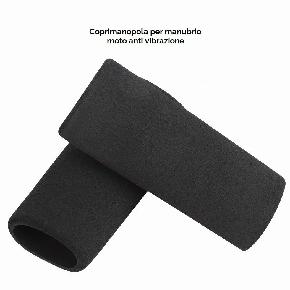 Copri impugnatura per moto, Manopole per Moto in Schiuma Antivibrazioni, 2 pezzi Copri impugnatura per manubrio in morbida schiuma antiscivolo per moto Adatto per manubri di diametro 3,17-3,68 cm
