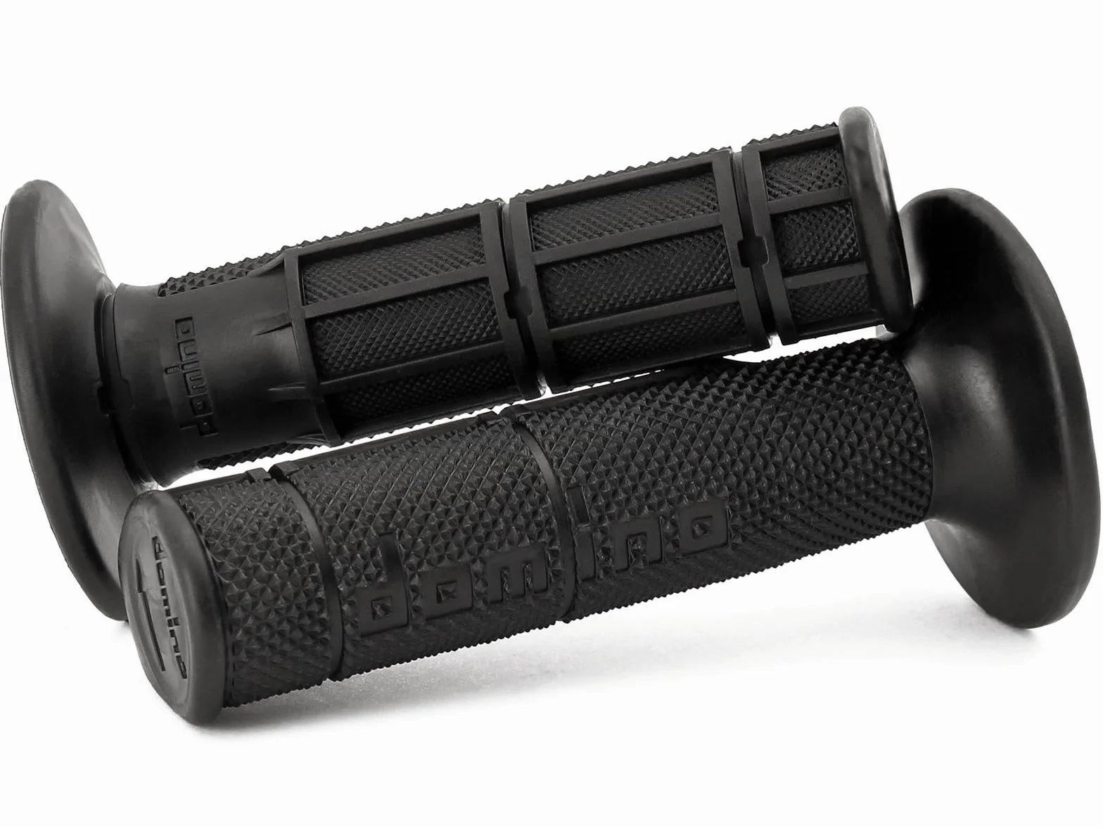 Domino 1295343 Manopole Offroad, Nero, Confezioni da 2