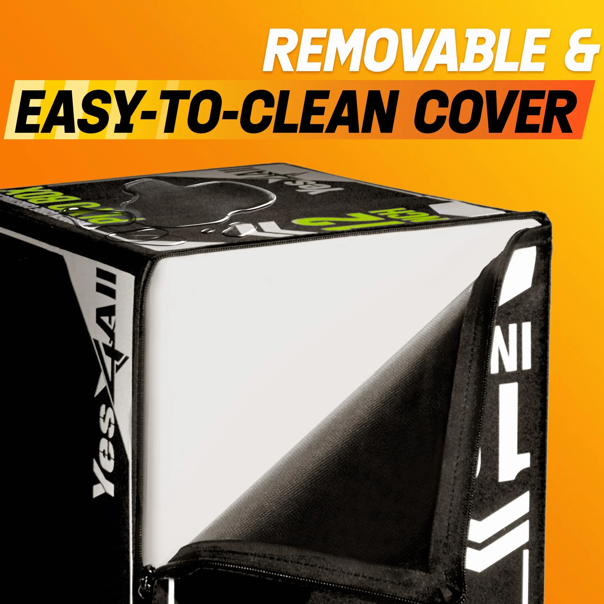 Yes4All 3 in 1 Soft Plyo Box con Anima in Legno, Scatola Pliometrica in Schiuma per Esercizi MMA
