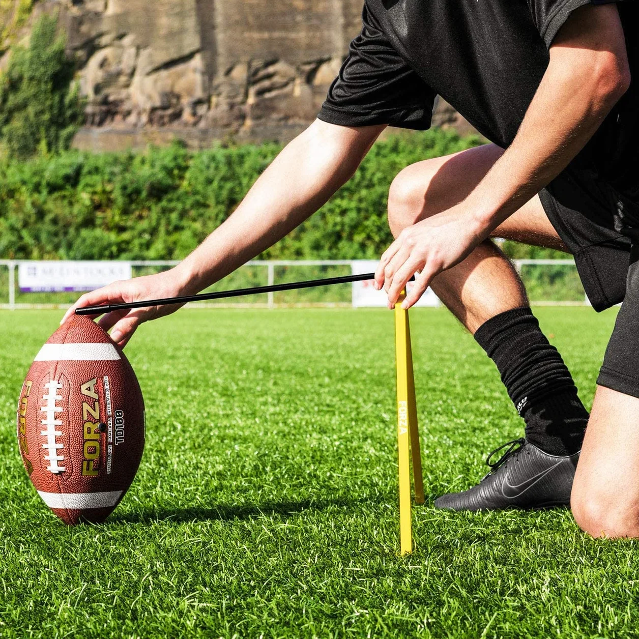 FORZA Supporto Calcio D'Invio Rugby Attrezzatura Allenamento Tee Ufficiale Professionale