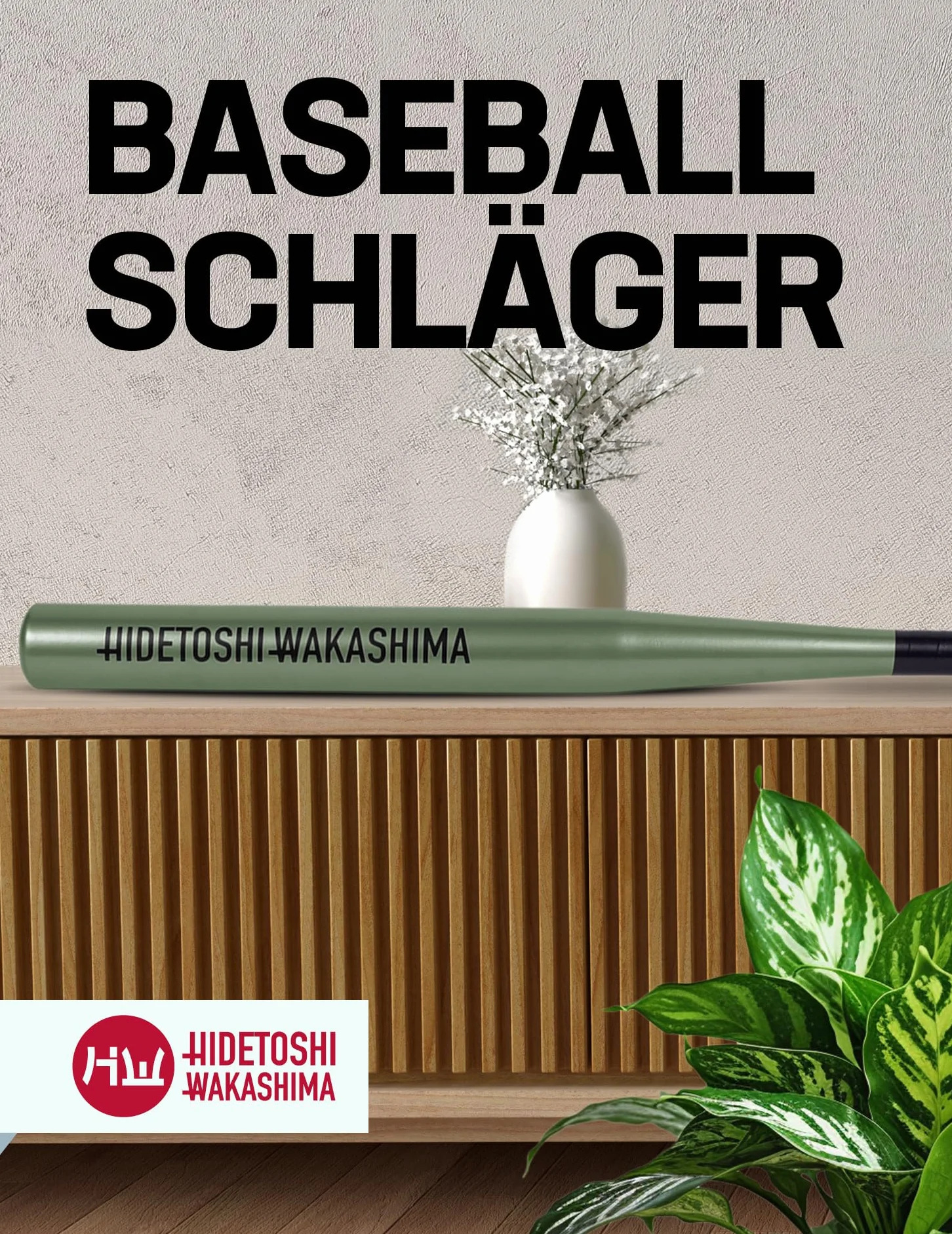 Tokyo Mazza da baseball in acciaio legato inox 28 pollici 980 g