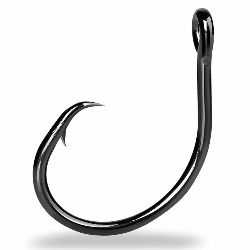 Amo da Pesca Fish Trip Circle Hooks 3X Strong Amo da Pesca in Acqua salata Esca Viva for Pesce Gatto, Tarpon, Marlin e Pesca in profondità for Pesce Spada Ami da Pesca(Size5-0)