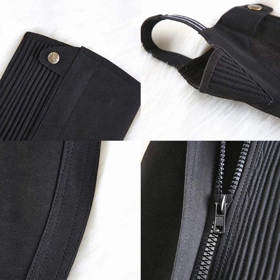 Ghette per Equitazione per Bambini - Protezione Gambe Comoda Resistente Ragazzi Ragazze