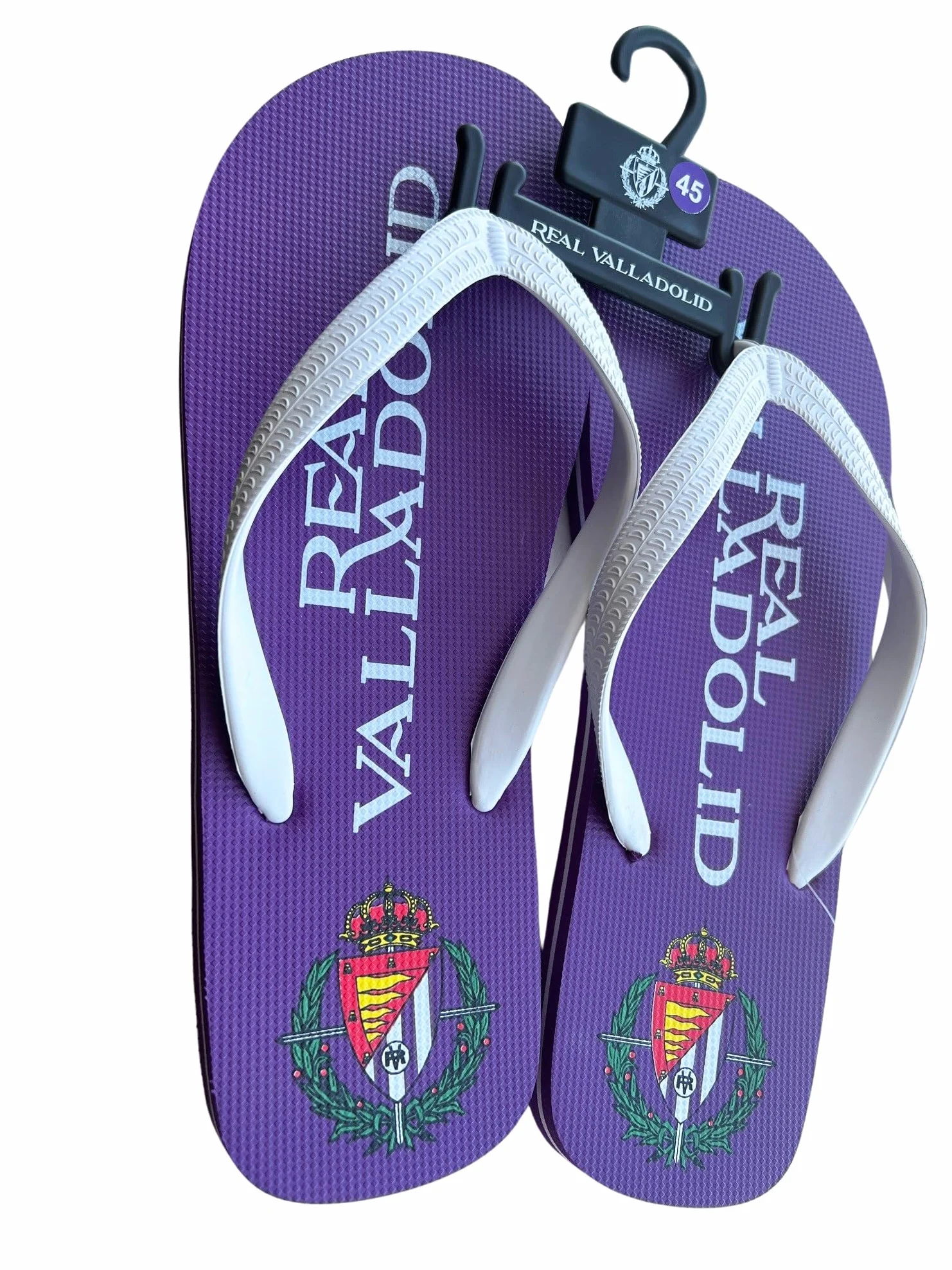 Real Valladolid Chancla Violeta Infradito Unisex-Adulto