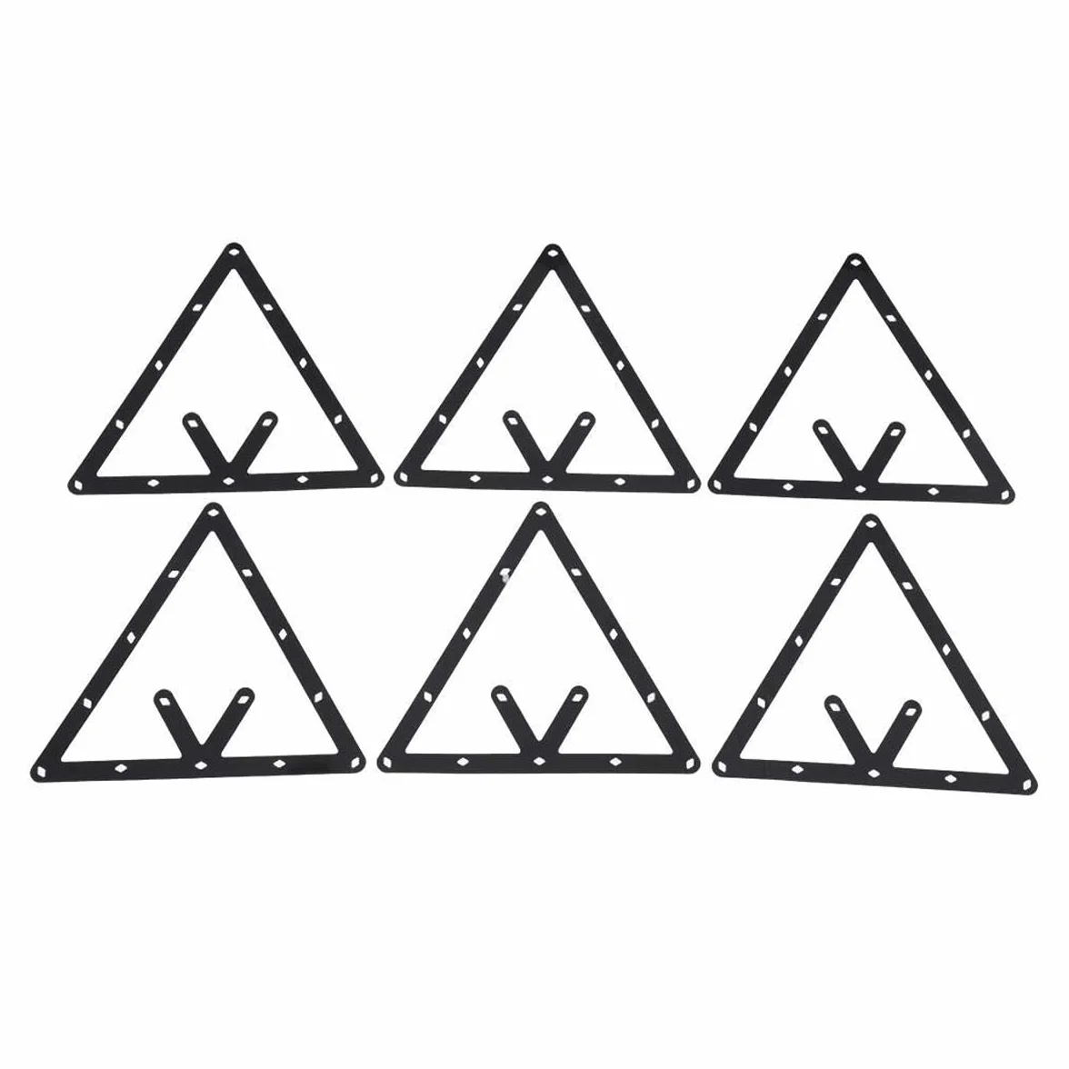 Magic Rack PRO Set da 6 Triangoli da Biliardo Preciso Durevole 8 9 10 Palle