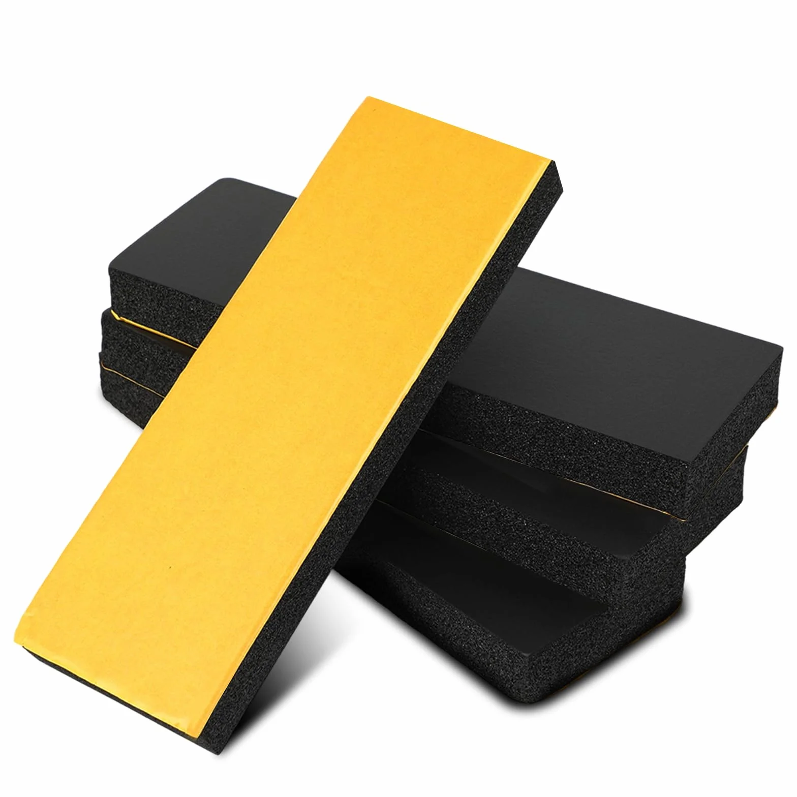 4 Pezzi Protezione Della Parete del Garage 30x10x3cm - protezione angolare per porta auto adesiva in schiuma - protezione per parete garage - Paracolpi Garage da Muro per Porte Auto, garage e carport