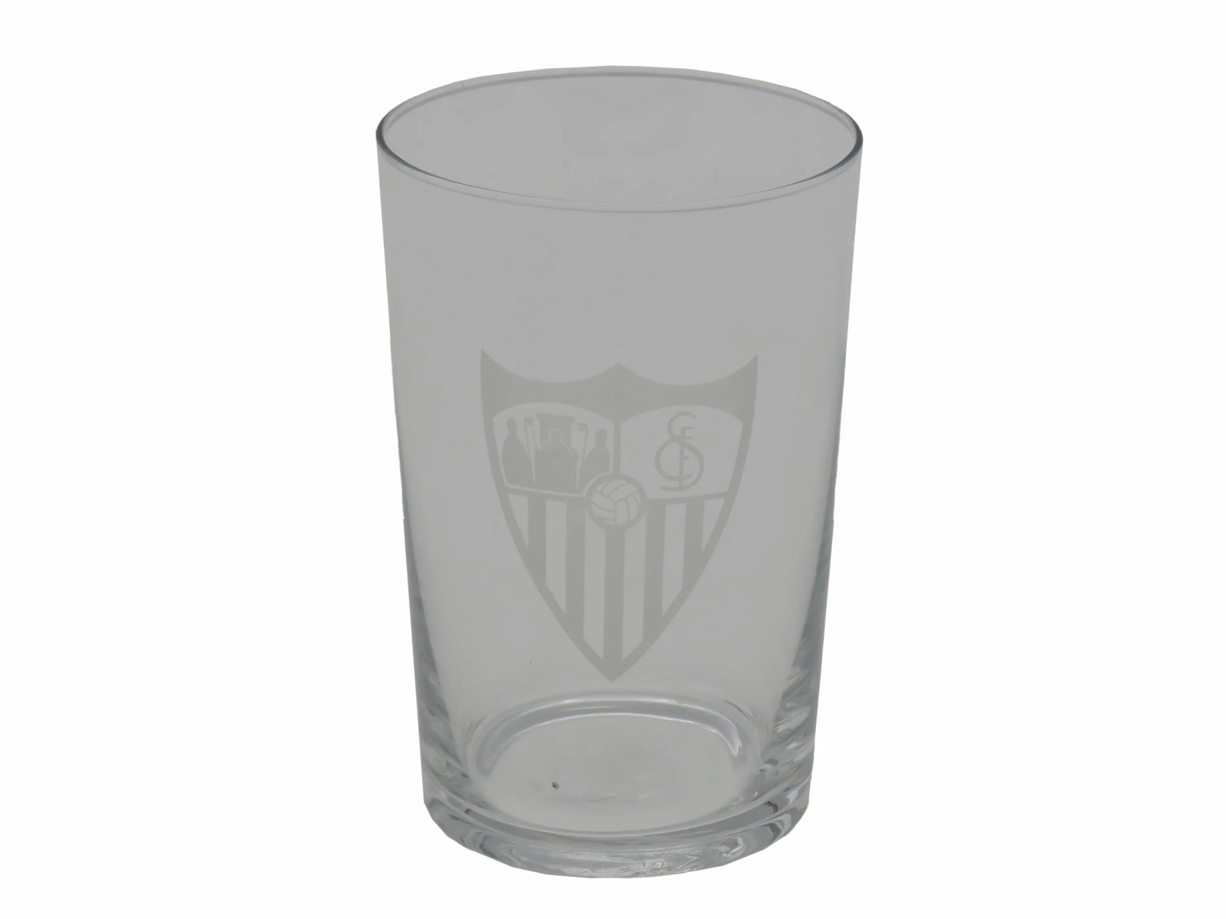 Sevilla FC Bicchiere da Acqua Vetro 270ml Lavabile in Lavastoviglie Microonde Prodotto Ufficiale