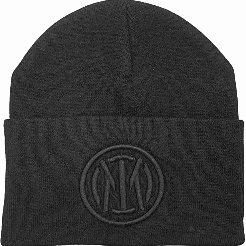 Inter Berretto Unisex-Adulto Nero Free Size