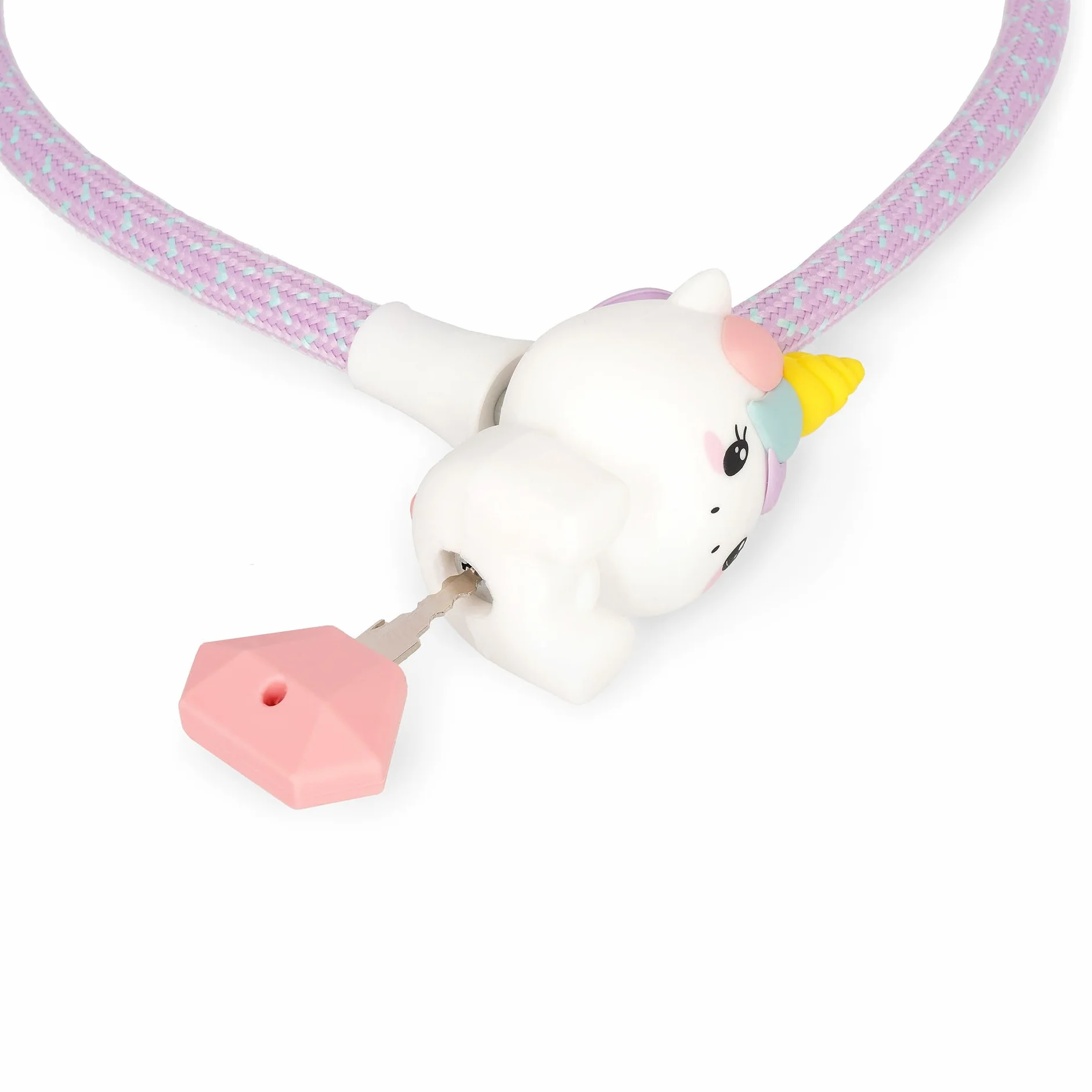 Legami Bike Lock Lucchetto per Bicicletta con Chiave Unicorn 75 cm Accessori Bicicletta Bambini