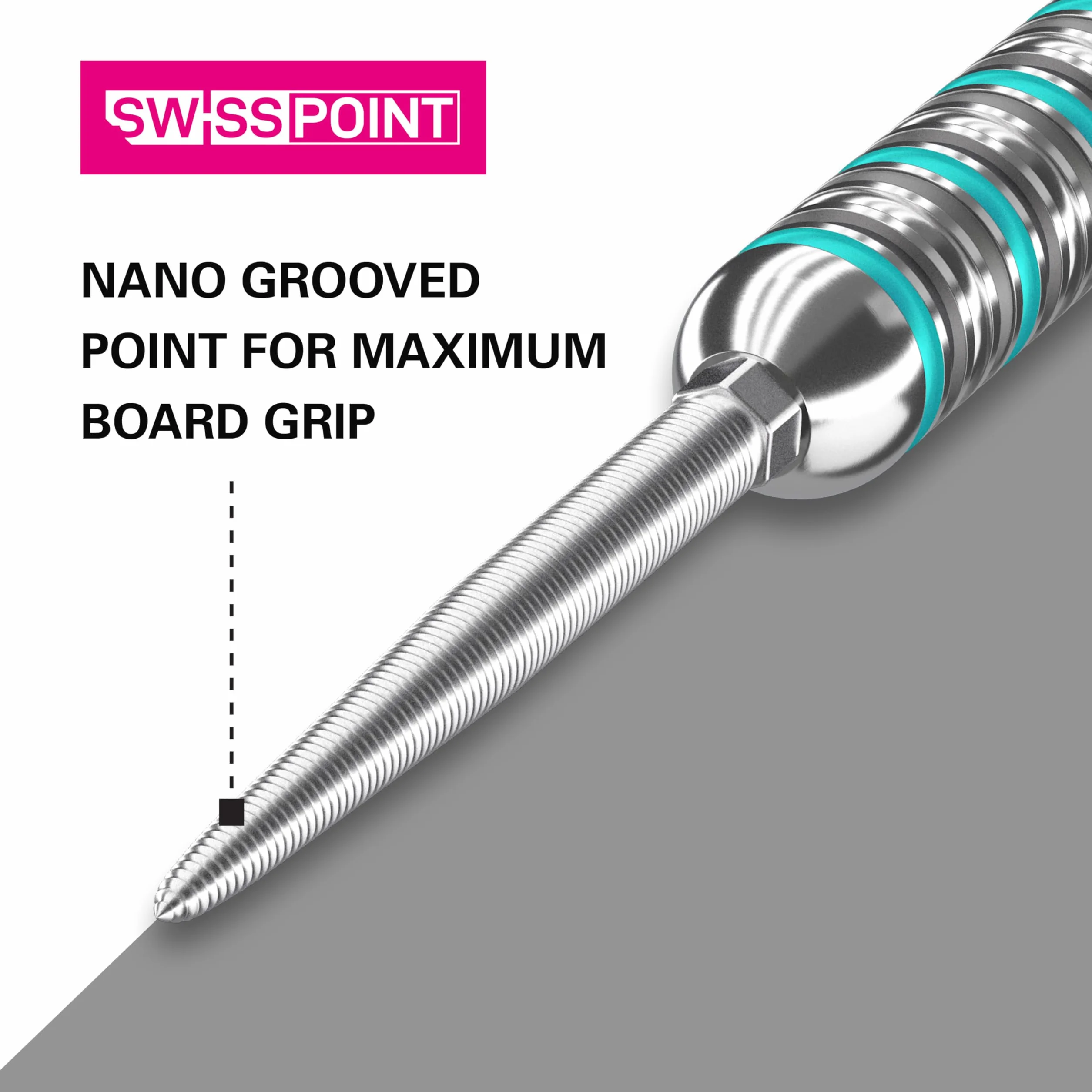 Target Darts Swiss Points Nano Punte per Freccette Set di 3 Accessori Professionali