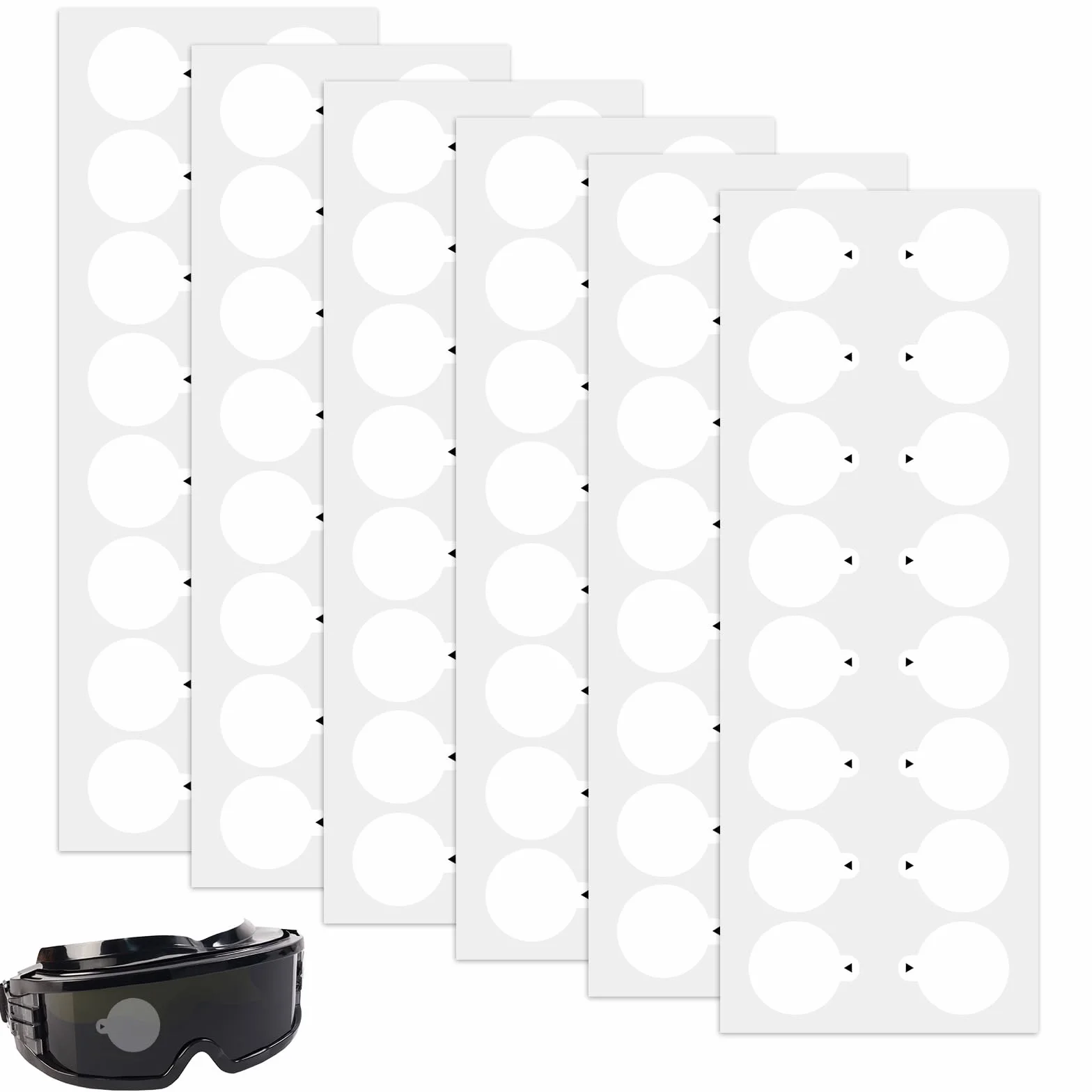 96pz Patch Tiro a Segno Traslucide 2cm Toppe a Pois Occhiali per Superare Problema Incrocio Occhi Migliorare Precisione Caccia Tiro