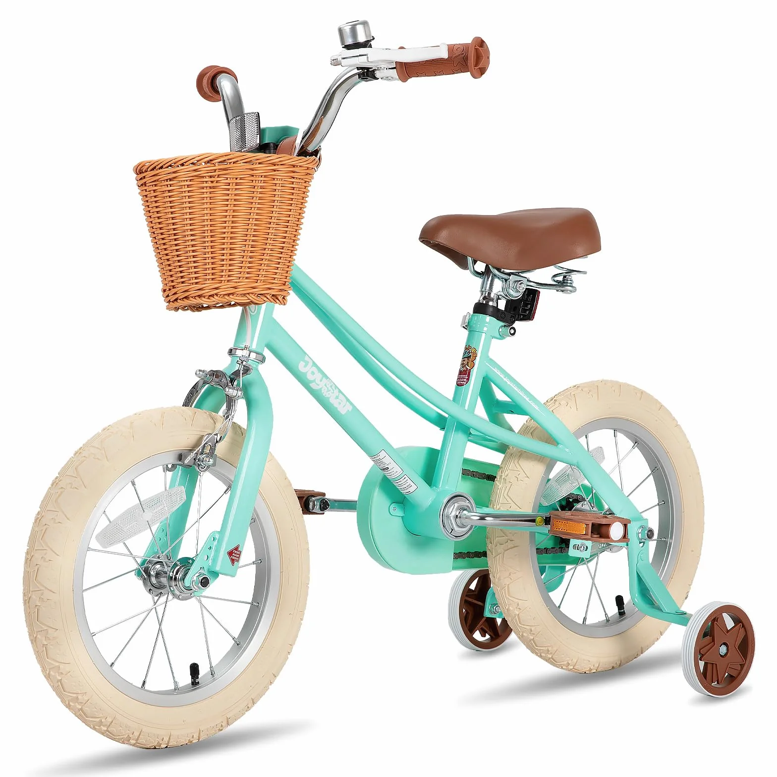 JOYSTAR Bicicletta per bambine 12/14/16/18/20 pollici con rotelle e cestino