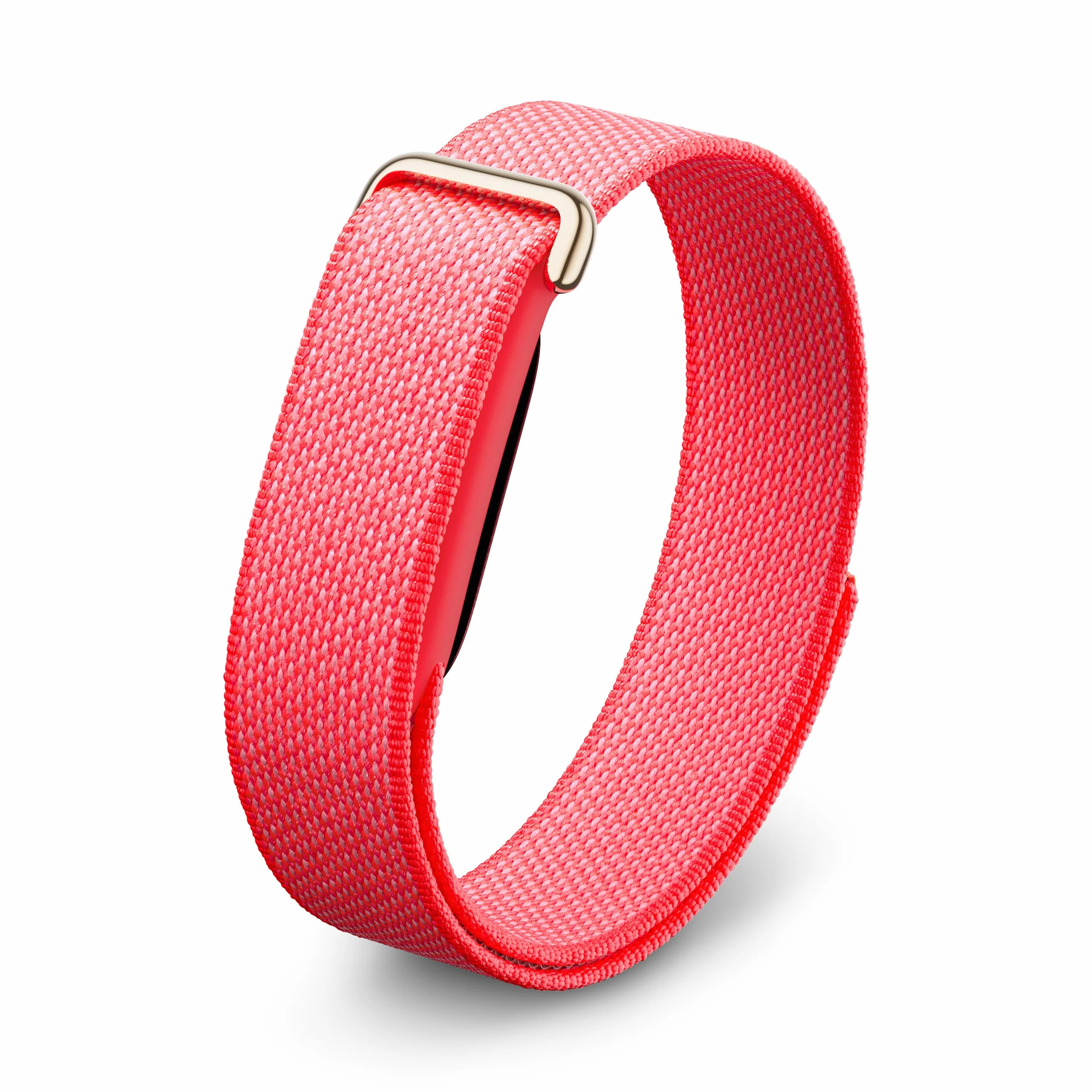 Google Fitbit Air Activity tracker monitoraggio fitness battito cardiaco sonno coaching AI autonomia 7 giorni Rosso lampone