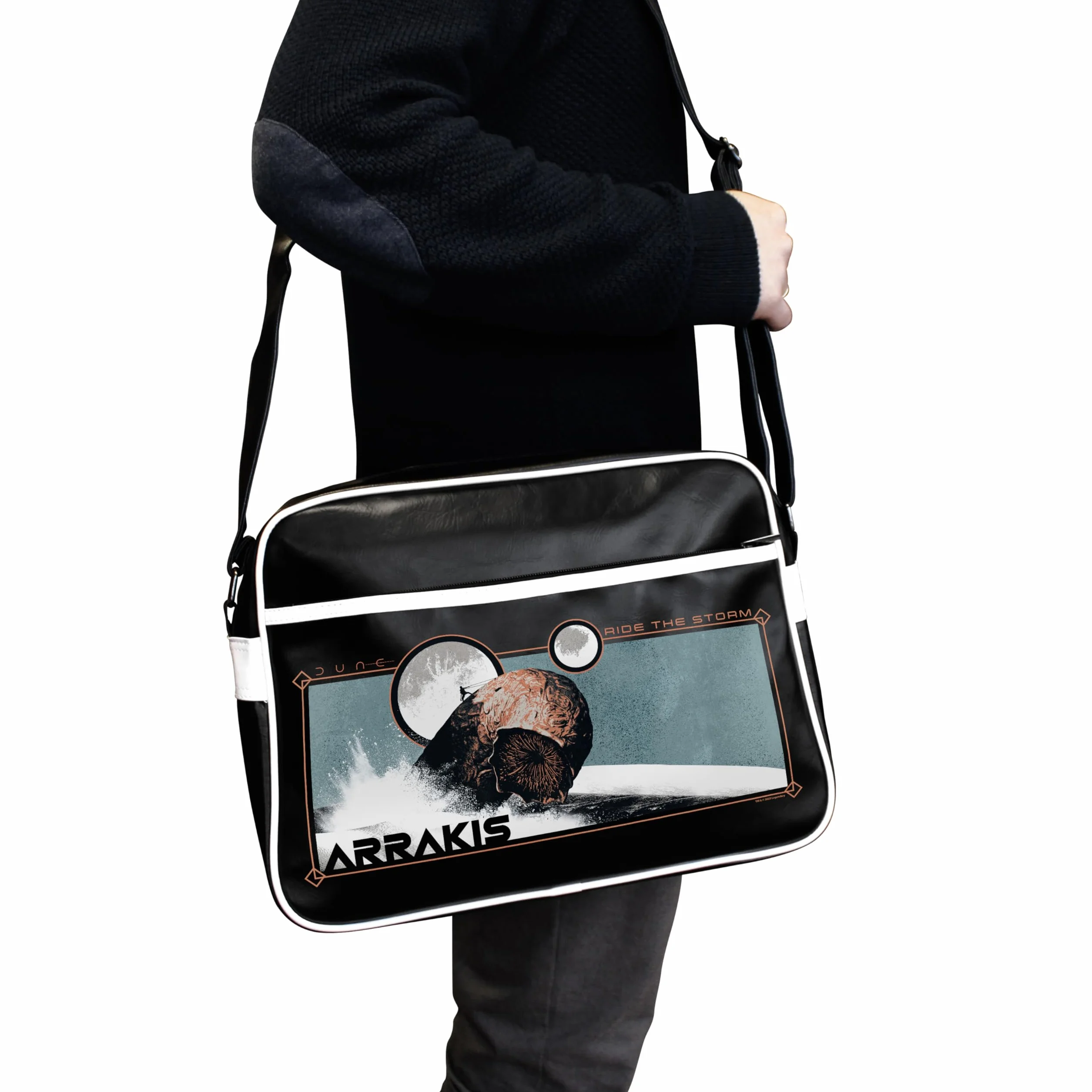 ABYSTYLE DUNE Borsa besace Vinile Nero