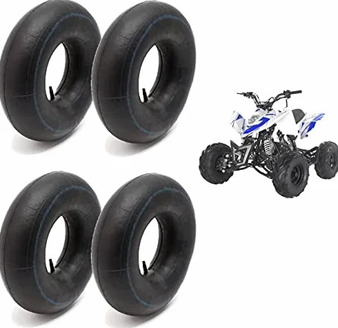 4 CAMERE D'ARIA 145/70-6 PER PNEUMATICI ATV QUAD COPERTONI MINIQUAD GO KART GOMME 6” CON VALVOLA TR13
