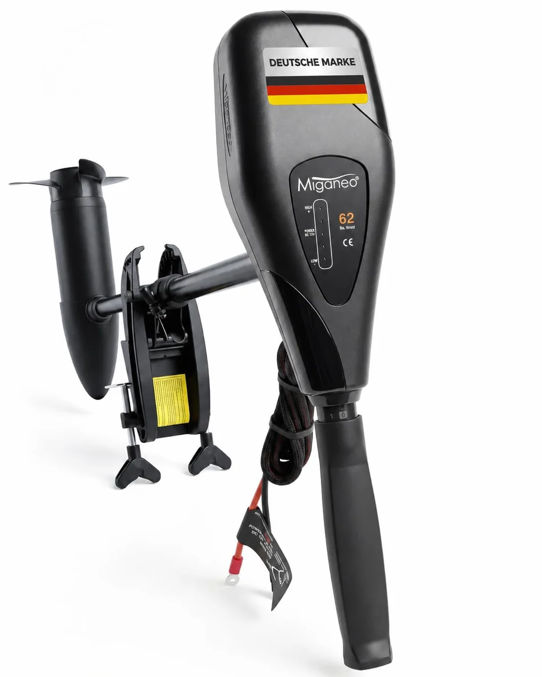 Miganeo Motore Elettrico Fuoribordo 62 lbs 696 Watt 12 Volt LED