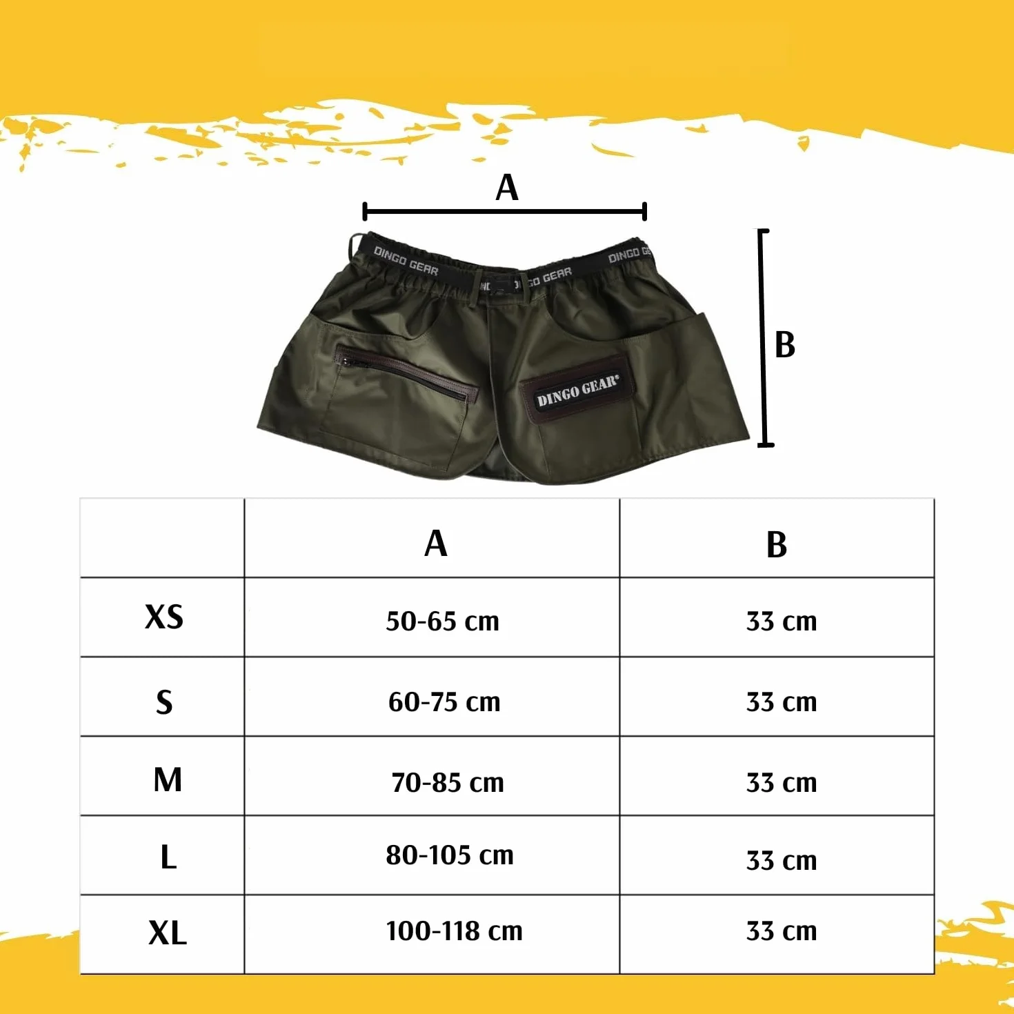 Dingo Gear Gonnellino Tecnico addestramento Khaki L