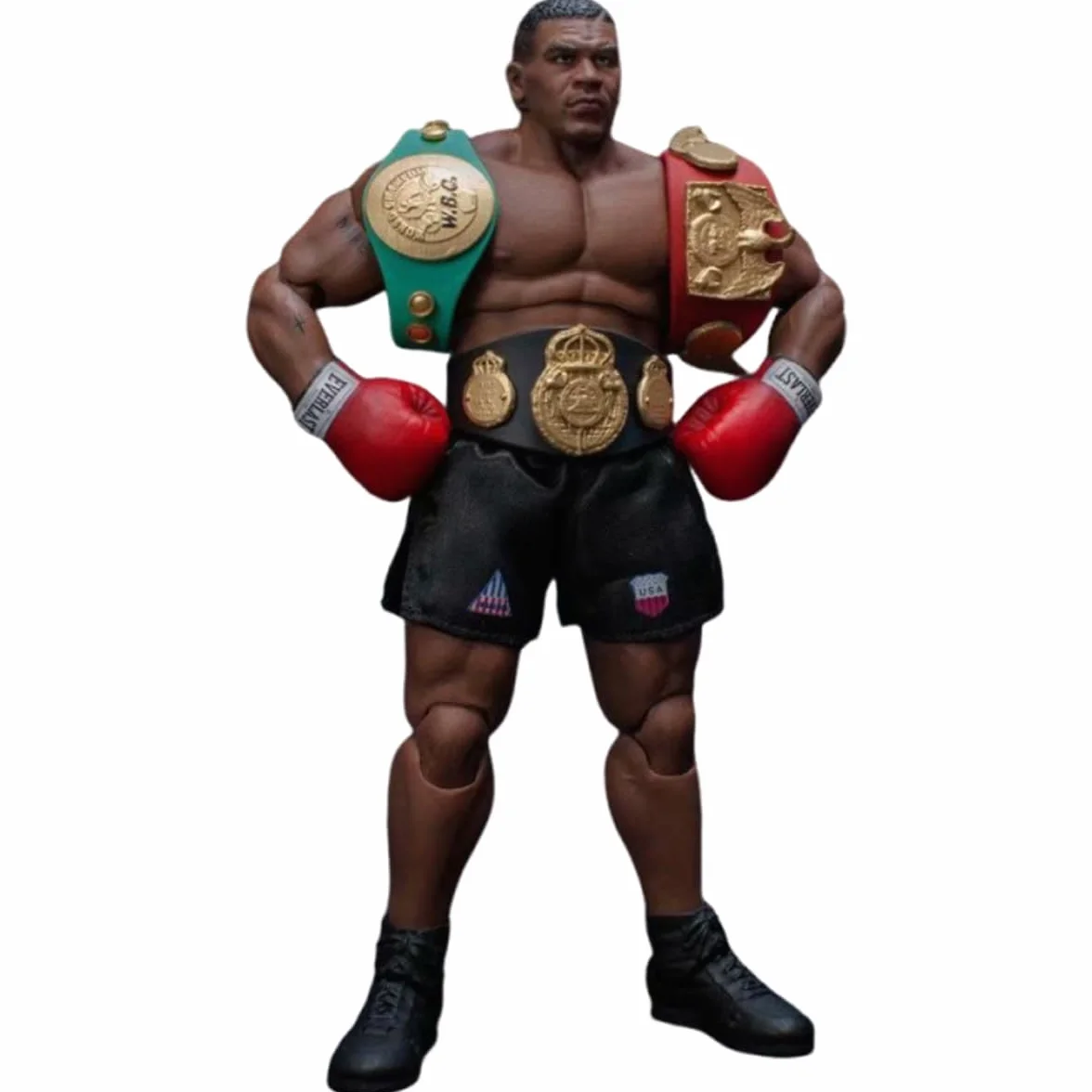 Action figure Tyson modelli personaggio boxe accessori 3 teste 3 cinture collezione