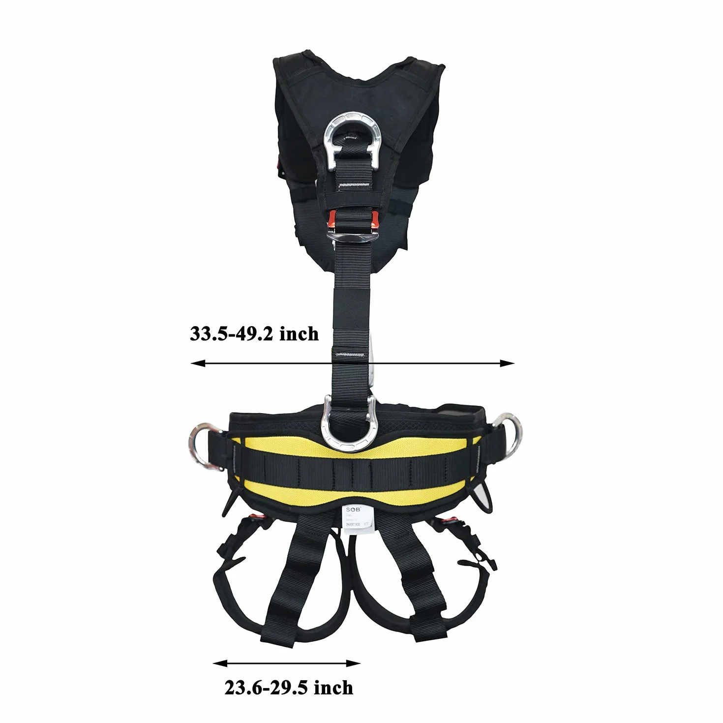 SOB Imbracatura Anticaduta Kit Protezione Arrampicata Regolabile Certificato CE