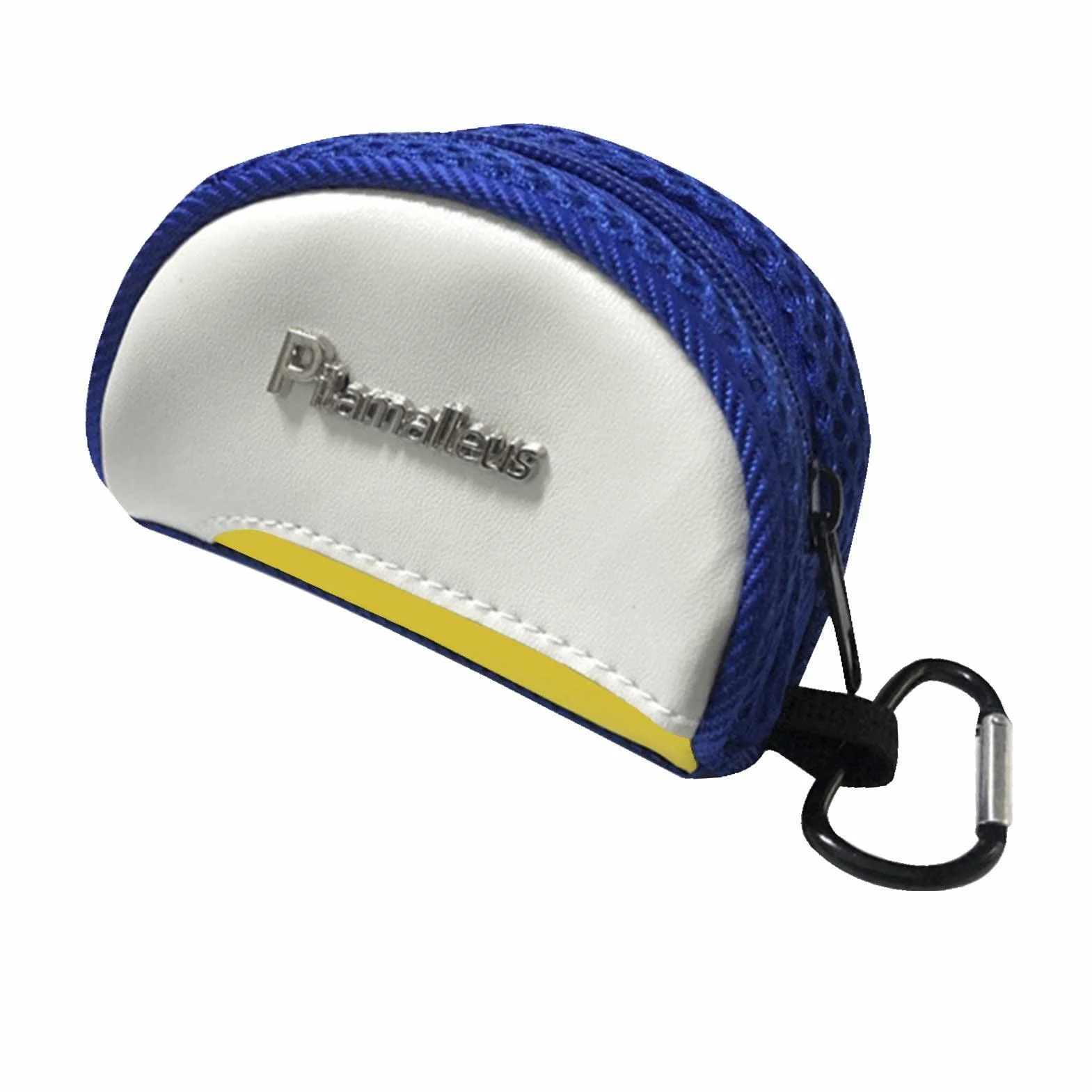 Borsa per Pallina da Golf con Cerniera e Moschettone, Porta t-Shirt Sportivo Tascabile