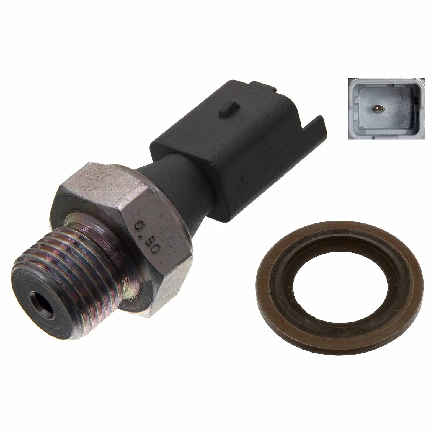 febi bilstein 37506 bulbo pressione olio con anello tenuta, 1 unità