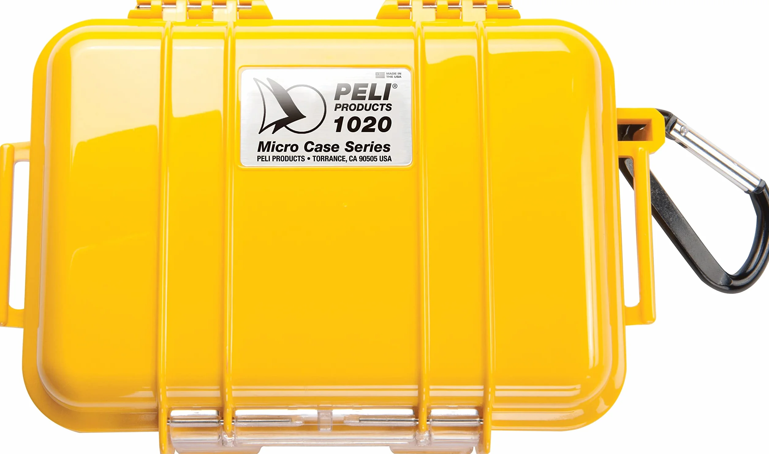 PELI 1020 Piccola Valigia protettiva a tenuta stagna IP67 Impermeabile 0,5L Giallo/Nero