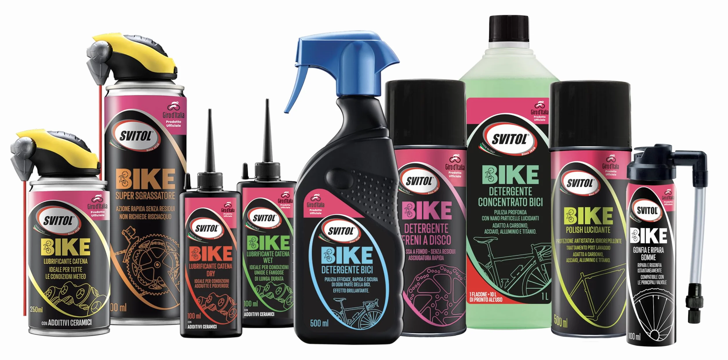 SVITOL Lubrificante Catena Wet 100 ml Speciale Giro d'Italia