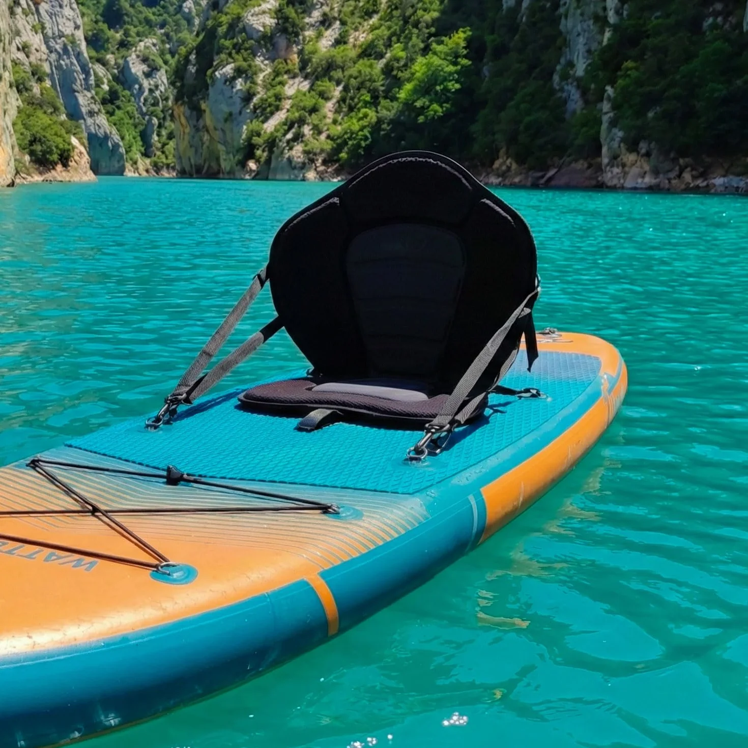 Wattsup - SUP Stand Up Paddle gonfiabile - Gamma First - Dropstitch - Pacchetto completo: Pagaia, Leash, Pompa, Borsa da trasporto