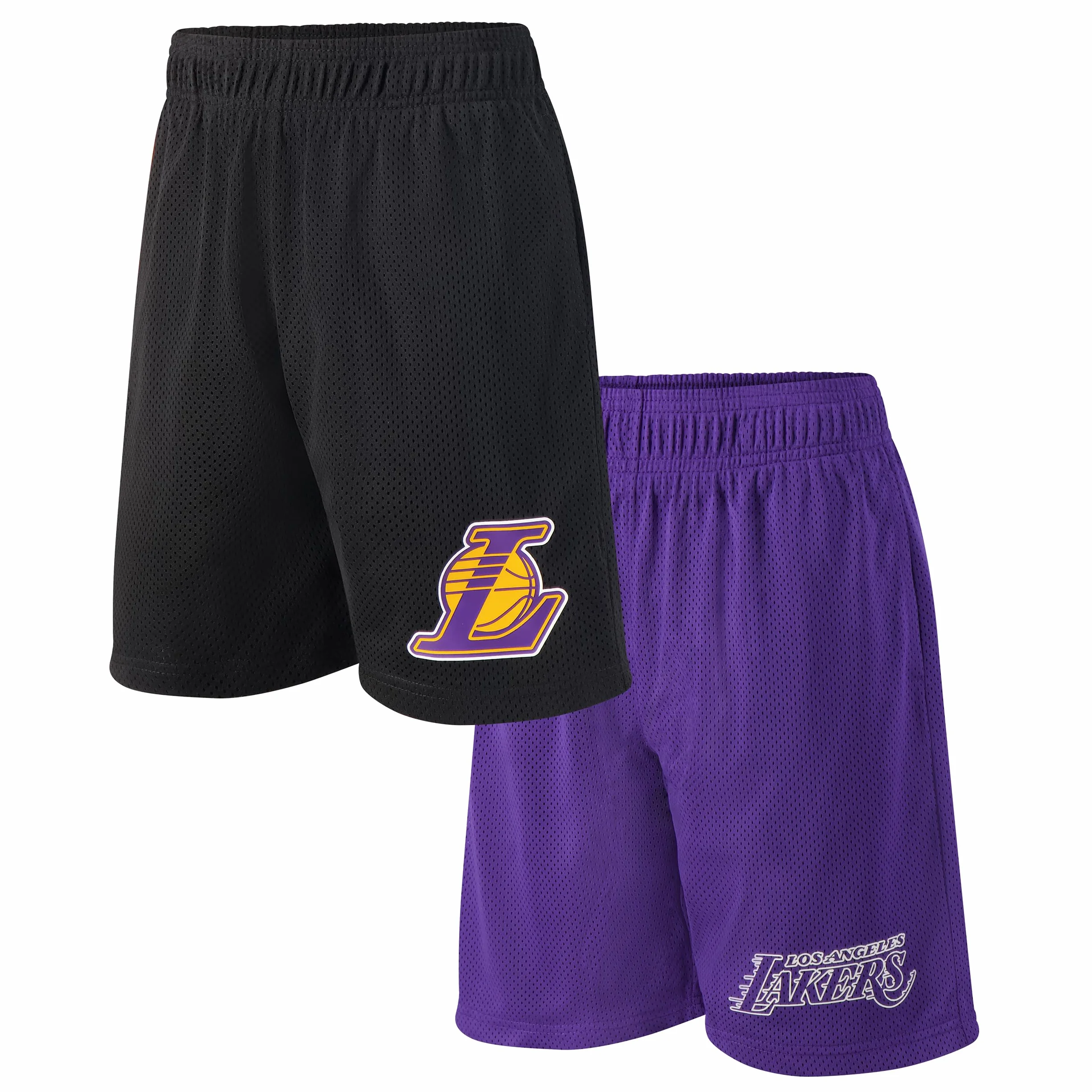 NBA Official Ultra Game Set di 2 Pantaloncini da Basket per Ragazzi