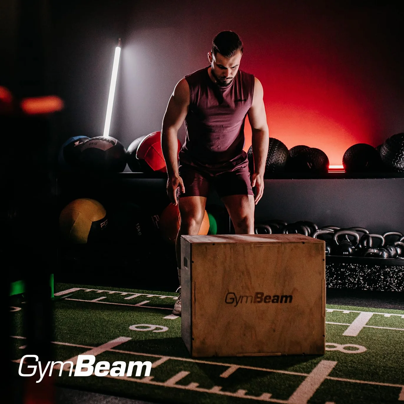 GymBeam Plyo Box 40 x 51 x 61 cm, Scatola Pliometrica in Legno per Palestra