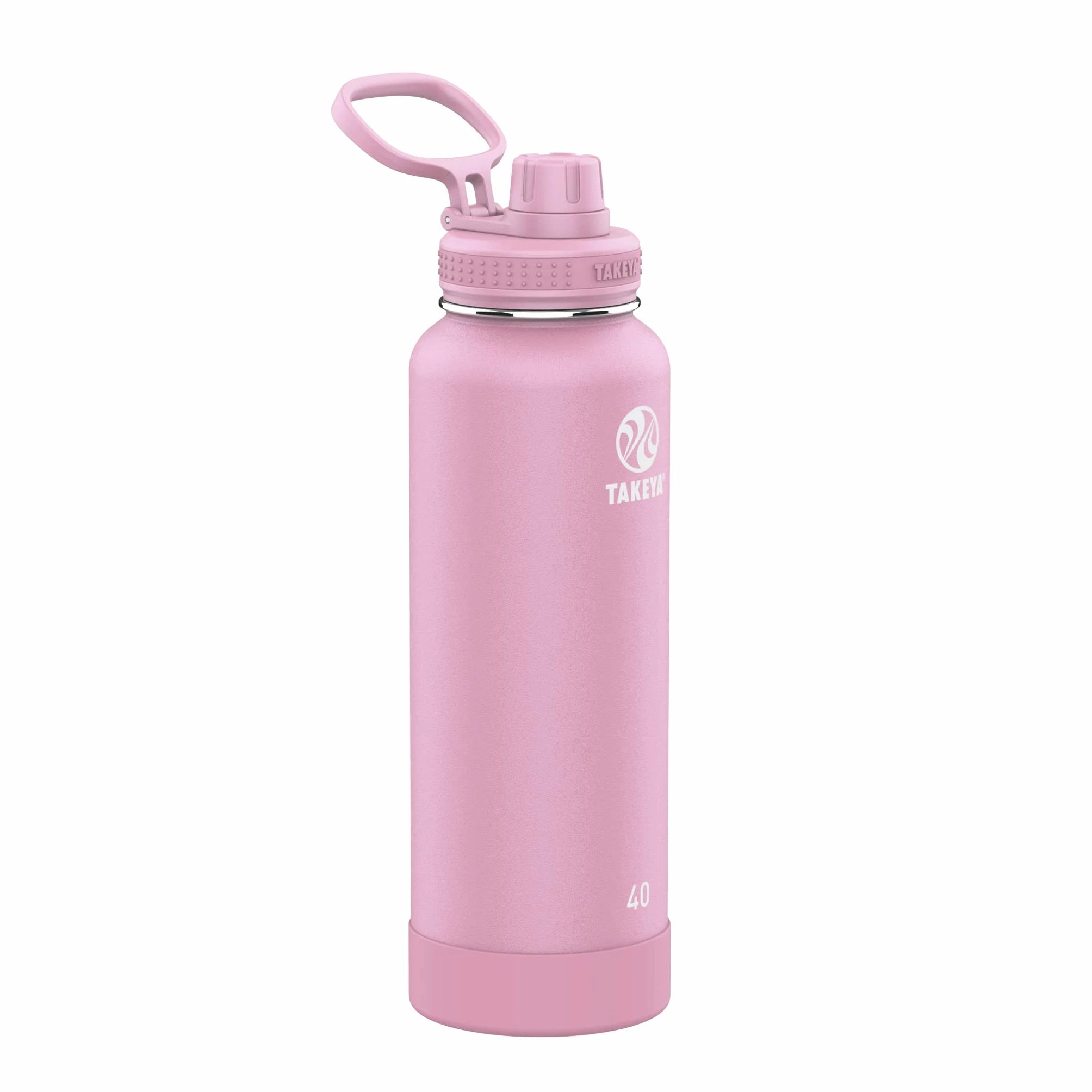 Takeya Actives - Borraccia termica in acciaio inox con beccuccio, 1,18 l, qualità premium, colore: rosa lavanda