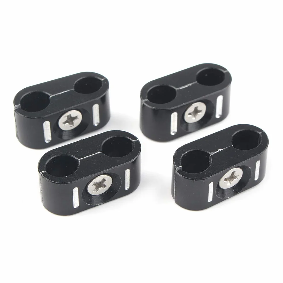 Morsetto per cavo acceleratore freno moto, doppio separatore, organizer per cavi, accessorio di ricambio 1984-UP (4 szt.)