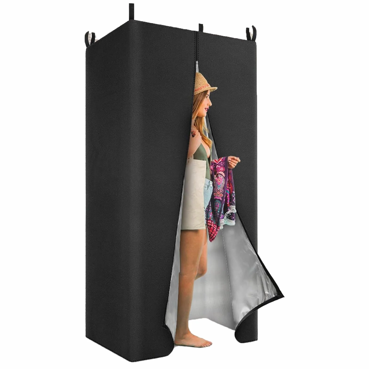 Camerino Portatile Cabina Da Cambio Pieghevole Leggero Per Viaggi Campeggio Giardino Barca Spiaggia