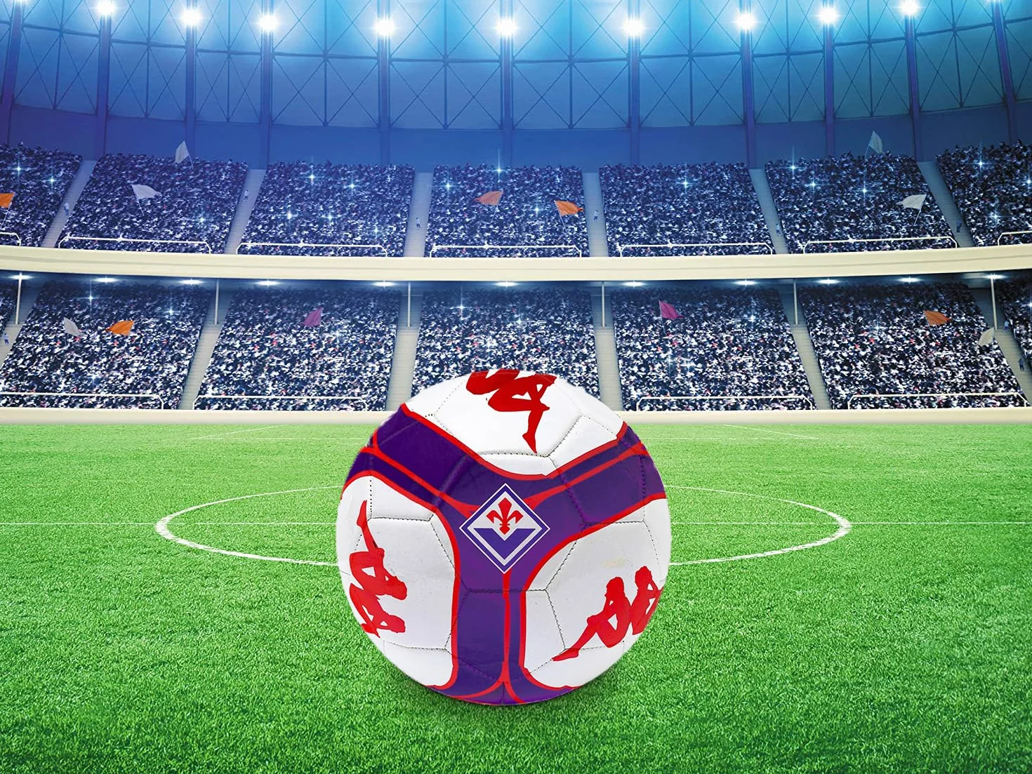 Kappa Pallone Fiorentina Ufficiale Modello Viola Misura 5