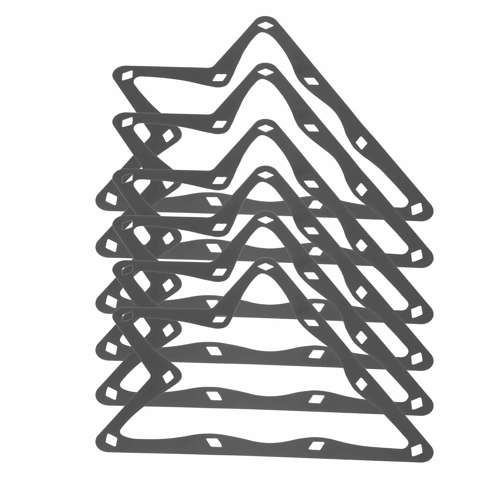 HERCHR Triangolo Biliardo Set 6 PCS Rastrelliera per Palline da Biliardo