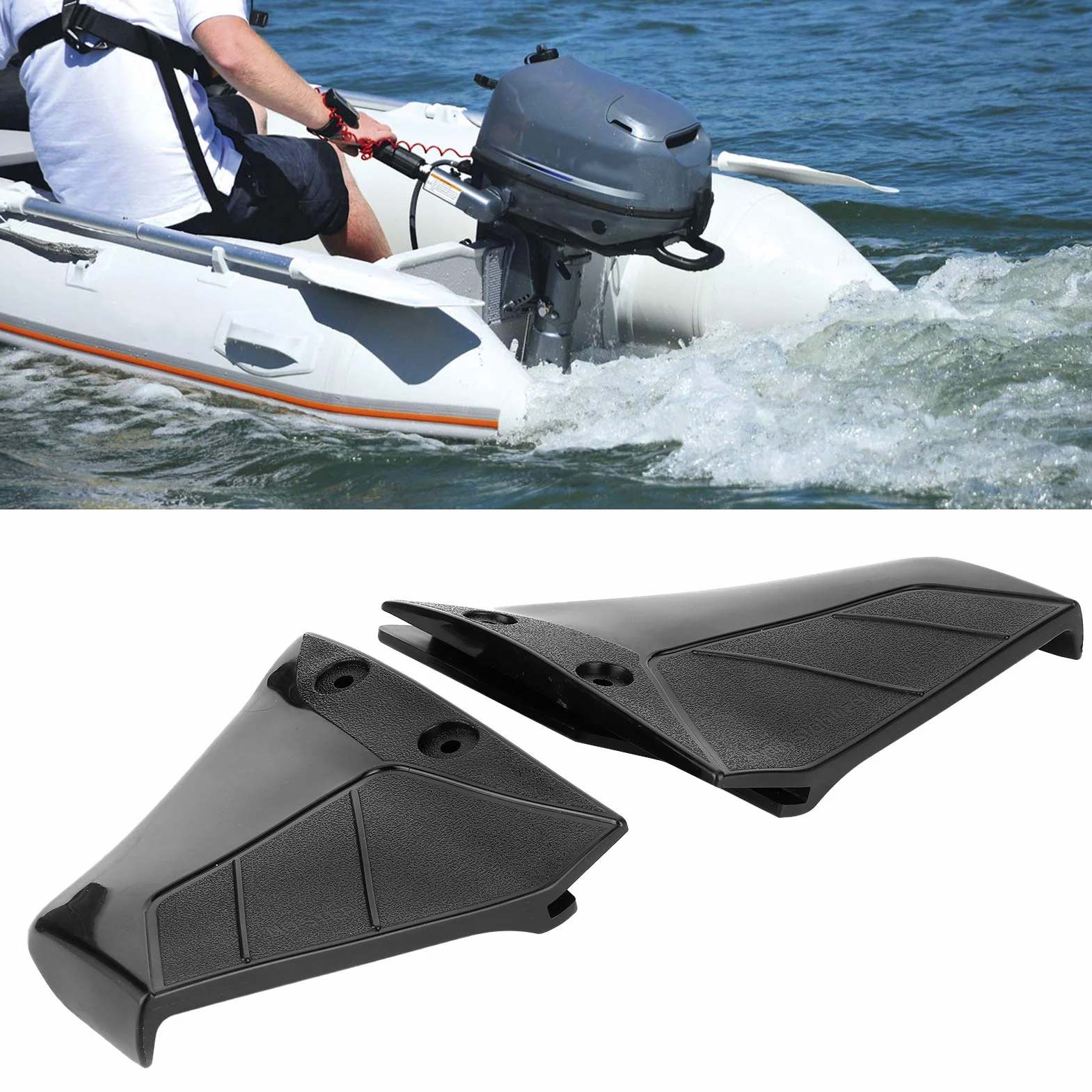 Joyzan Stabilizzatore Fuoribordo 4-50HP, Pinne Stabilizzatrici Aliscafi per Barche