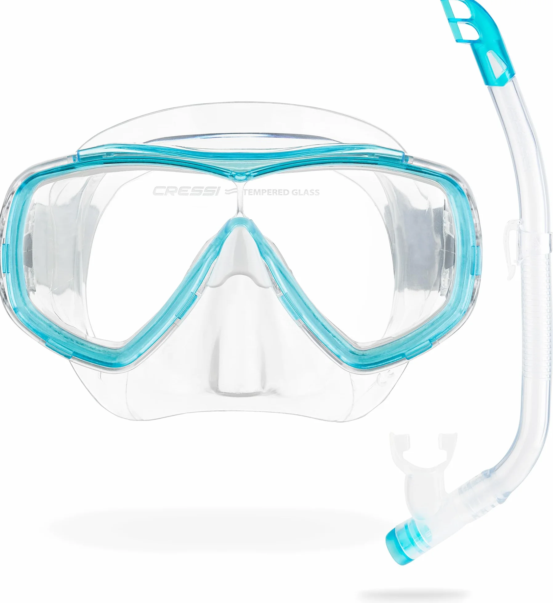 CRESSI Estrella Jr - Maschera Estrella Jr o Combo Set Maschera Estrella Jr + Snorkel Top per Snorkeling e Immersioni, Taglia Unica, Unisex Junior